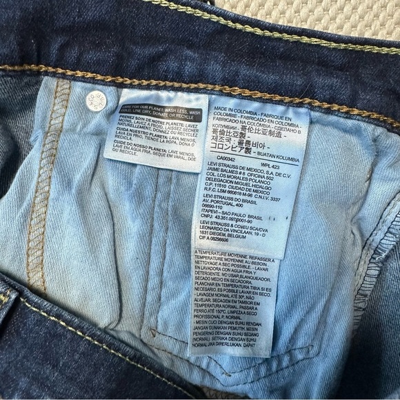 Levi's 514 Dark Wash Boot‎ Cut Jeans Size: W40/L30 - Picture 5 of 12